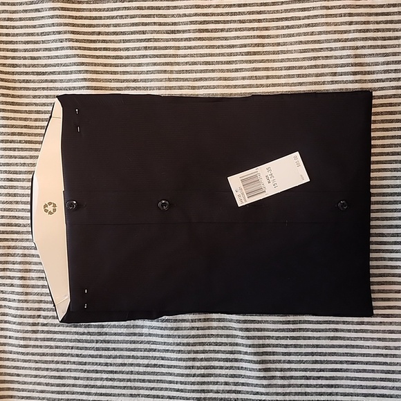 BCBG Max Azria Men's Black Dress Shirt 15.5/34-35 - Picture 2 of 3